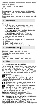 Preview for 10 page of Metabo PowerMaxx PA Operating Instructions Manual