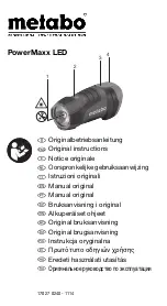 Metabo POWERMAXX - Original Instructions Manual preview