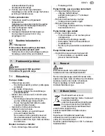 Preview for 49 page of Metabo PS 15000 S Original Operation Instructions