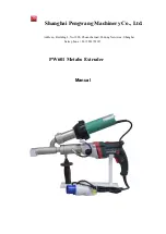 Metabo PW601 Manual preview