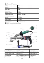 Предварительный просмотр 3 страницы Metabo PW601 Manual