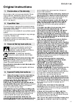 Preview for 11 page of Metabo PWE 11-100 Original Instructions Manual