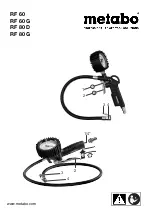 Preview for 1 page of Metabo RF 60 Operating Instructions Manual