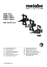 Metabo RW 18 LTX 120 Original Instructions Manual preview