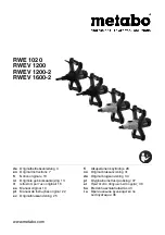 Preview for 1 page of Metabo RWE 1020 Original Instructions Manual