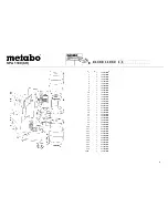 Preview for 1 page of Metabo SPA 1100 (CH) Spare Parts