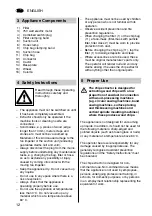 Предварительный просмотр 12 страницы Metabo SPA 1702 Operating Instructions Manual