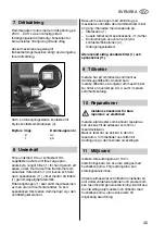 Предварительный просмотр 45 страницы Metabo SPA 1702 Operating Instructions Manual