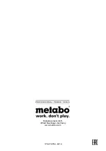 Предварительный просмотр 52 страницы Metabo SPP 1000 Original Instructions Manual