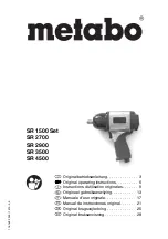 Metabo SR 1500 Original Operating Instructions preview