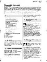 Preview for 57 page of Metabo SR 356 - Operating Instructions Manual