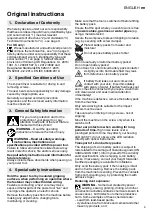 Preview for 9 page of Metabo SSD 18 LT 200 BL Original Instructions Manual