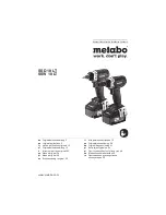 Preview for 1 page of Metabo SSD 18 LT Operating Instructions Manual