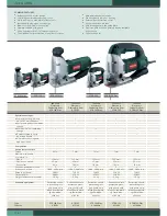 Preview for 9 page of Metabo ST 50 PENDIX - Brochure