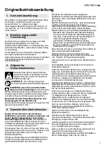 Preview for 5 page of Metabo STE 100 SCS Original Instructions Manual