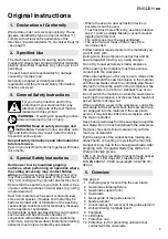 Preview for 9 page of Metabo STE 100 SCS Original Instructions Manual