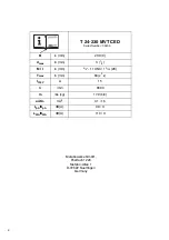 Предварительный просмотр 4 страницы Metabo T 24-230 MVT CED Operating Instructions Manual