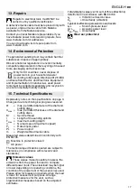 Preview for 17 page of Metabo TE 24-230 MVT CED Original Instructions Manual