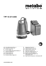 Preview for 1 page of Metabo TPF 18 LTX 2200 Original Instructions Manual