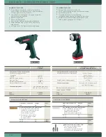 Preview for 10 page of Metabo ULA 9.6-18 Catalog