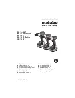 Предварительный просмотр 109 страницы Metabo W 18 LTX 115 Original Instructions Manual