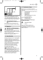 Предварительный просмотр 11 страницы Metabo W 20-230 SP Instructions For Use Manual