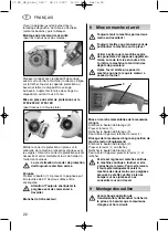 Предварительный просмотр 22 страницы Metabo W 20-230 SP Instructions For Use Manual