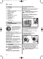 Предварительный просмотр 78 страницы Metabo W 20-230 SP Instructions For Use Manual