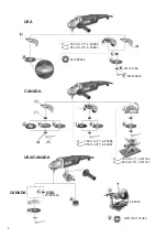 Предварительный просмотр 4 страницы Metabo W 2200-230 Original Instructions Manual