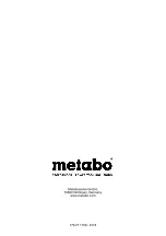 Preview for 28 page of Metabo WBA 11-125 Quick Operating Instructions Manual