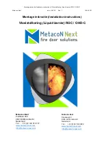 Preview for 1 page of Metacon-Next RGC / OHD-C Installation Instructions