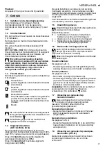 Preview for 21 page of metado KH 18 LTX BL 24 Original Instructions Manual