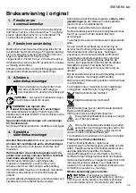 Preview for 39 page of metado KH 18 LTX BL 24 Original Instructions Manual