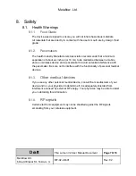 Предварительный просмотр 8 страницы Metaflow Lumen V2 User Manual