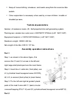 Предварительный просмотр 3 страницы Metagenics Fitness MF-8600 Owner'S Manual