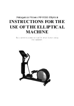 Metagenics Fitness MF-9300 Instructions Manual preview