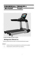 Metagenics Fitness MF-P096T Manual preview