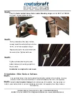 Preview for 4 page of Metal Craft 0226-00 Installation Manual