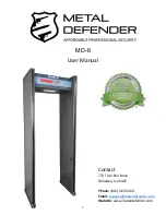 Metal Defender MD-6 User Manual preview