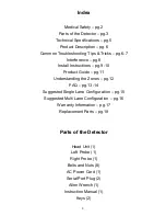 Preview for 3 page of Metal Defender MD-6A User Manual