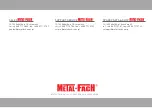 Preview for 32 page of Metal-Fach T739 Operation Instructions Manual