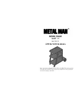 Metal Man CART 11 Operator'S Manual предпросмотр