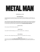 Preview for 2 page of Metal Man CCLG Owner'S Manual