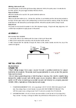 Предварительный просмотр 8 страницы Metal Man FC130i Owner'S Manual