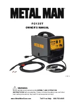 Metal Man FC135T Owner'S Manual предпросмотр