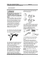 Предварительный просмотр 10 страницы Metal Man Mig 135 Operating Instructions And Parts Manual