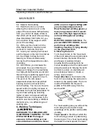 Предварительный просмотр 15 страницы Metal Man Mig 135 Operating Instructions And Parts Manual