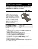 Metal Man UWC3HD Operating Instructions And Parts Manual предпросмотр