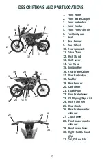 Preview for 11 page of Metal Motorsports 250DX Owner'S/Operator'S Manual