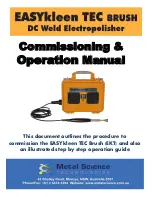 Metal Science EASYKleen Pro S-10 Commissioning & Operation Manual preview